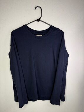 Madewell Navy Crewneck Tee